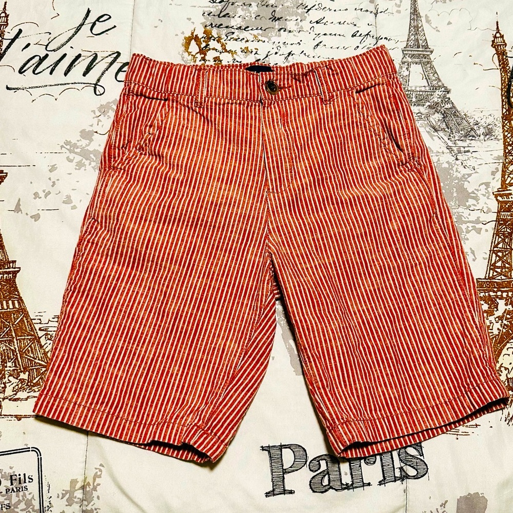 Children’s Place boy’s red striped Bermuda shorts size 10